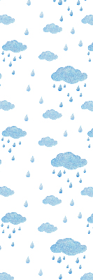 Rolgordijn verduisterend Wolken en regen