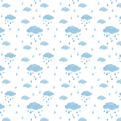 Rolgordijn verduisterend Wolken en regen