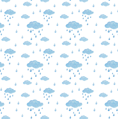 Rolgordijn verduisterend Wolken en regen