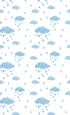 Rolgordijn verduisterend Wolken en regen