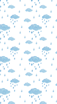 Rolgordijn verduisterend Wolken en regen