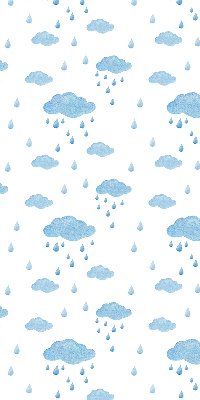 Rolgordijn verduisterend Wolken en regen