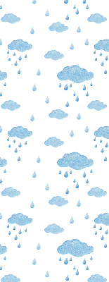 Rolgordijn verduisterend Wolken en regen