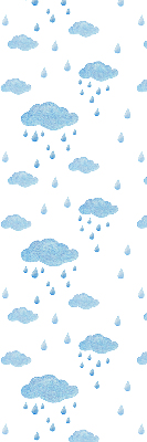 Rolgordijn verduisterend Wolken en regen