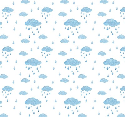 Rolgordijn verduisterend Wolken en regen