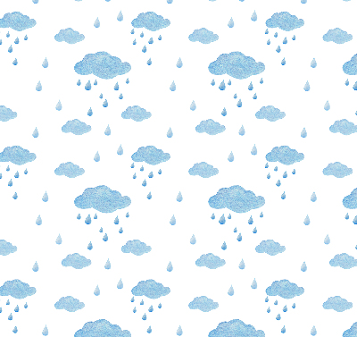 Rolgordijn verduisterend Wolken en regen