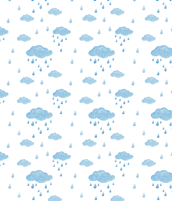 Rolgordijn verduisterend Wolken en regen