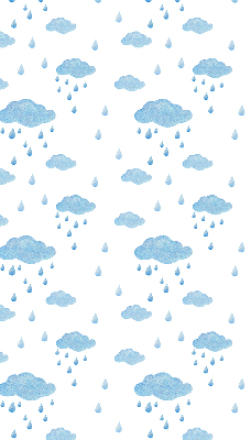 Rolgordijn verduisterend Wolken en regen