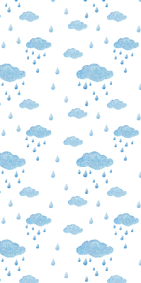 Rolgordijn verduisterend Wolken en regen