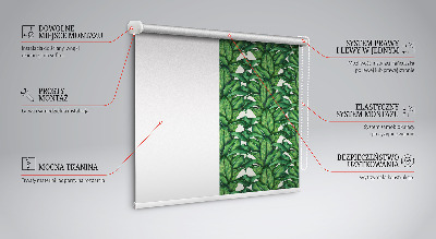 Rolgordijn verduisterend Groene bladeren