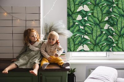 Rolgordijn verduisterend Groene bladeren