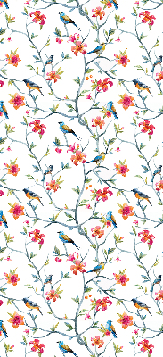 Rolgordijn verduisterend Een vogel op een tak