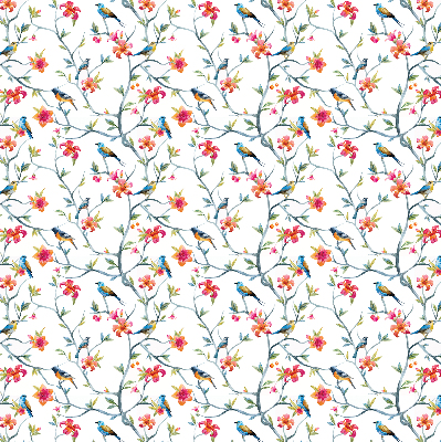 Rolgordijn verduisterend Een vogel op een tak