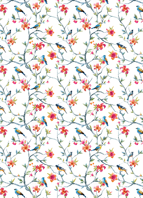 Rolgordijn verduisterend Een vogel op een tak