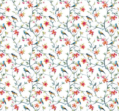 Rolgordijn verduisterend Een vogel op een tak