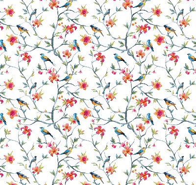 Rolgordijn verduisterend Een vogel op een tak