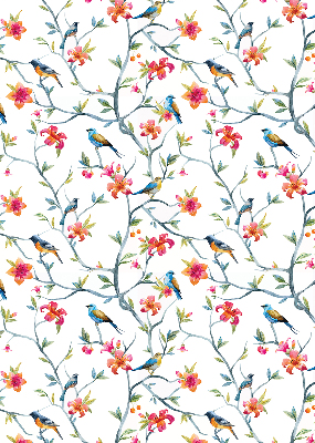 Rolgordijn verduisterend Een vogel op een tak