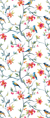 Rolgordijn verduisterend Een vogel op een tak