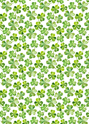 Rolgordijn voor het raam Geluksklaver