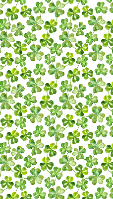 Rolgordijn voor het raam Geluksklaver