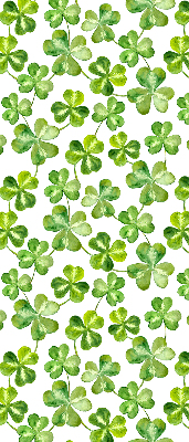 Rolgordijn voor het raam Geluksklaver