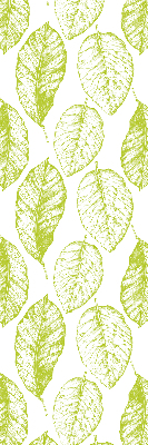 Rolgordijn voor het raam limoenblaadjes