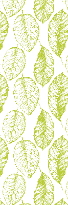 Rolgordijn voor het raam limoenblaadjes