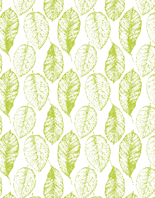 Rolgordijn voor het raam limoenblaadjes