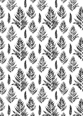 Rolgordijn verduisterend Geschilderde bladeren