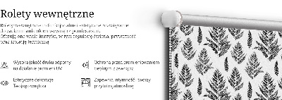 Rolgordijn verduisterend Geschilderde bladeren