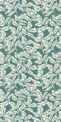 Rolgordijn voor het raam Bladbehang