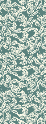 Rolgordijn voor het raam Bladbehang