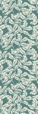 Rolgordijn voor het raam Bladbehang