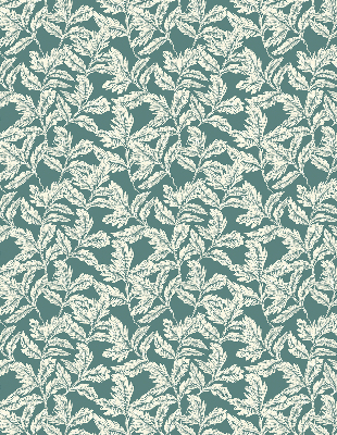 Rolgordijn voor het raam Bladbehang