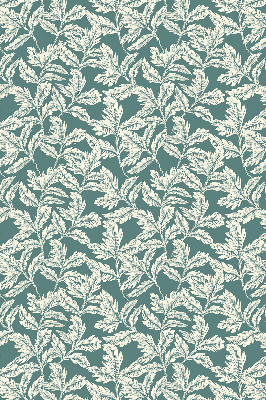 Rolgordijn voor het raam Bladbehang