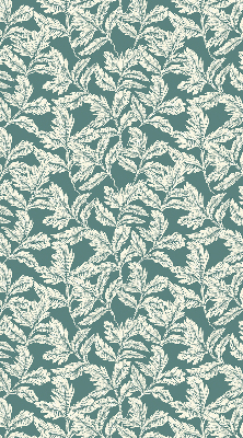 Rolgordijn voor het raam Bladbehang