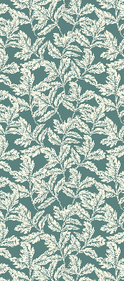 Rolgordijn voor het raam Bladbehang