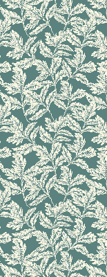 Rolgordijn voor het raam Bladbehang