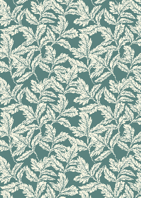 Rolgordijn voor het raam Bladbehang