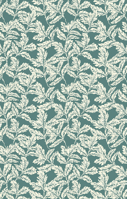 Rolgordijn voor het raam Bladbehang