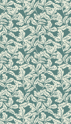 Rolgordijn voor het raam Bladbehang