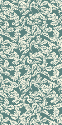 Rolgordijn voor het raam Bladbehang