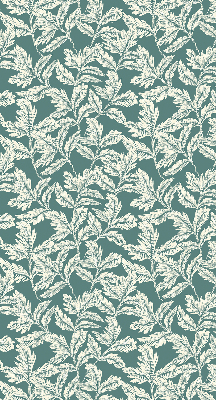 Rolgordijn voor het raam Bladbehang