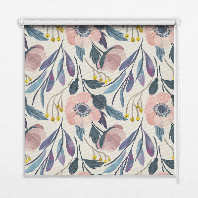 Rolgordijn verduisterend Klaprozen