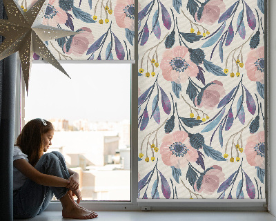 Rolgordijn verduisterend Klaprozen