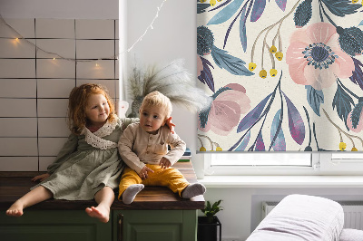 Rolgordijn verduisterend Klaprozen