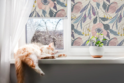 Rolgordijn verduisterend Klaprozen