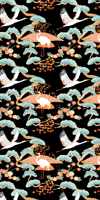 Rolgordijn voor het raam Vliegende reiger