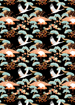 Rolgordijn voor het raam Vliegende reiger