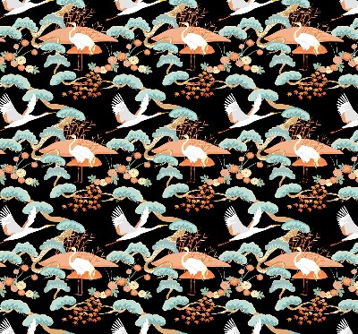 Rolgordijn voor het raam Vliegende reiger